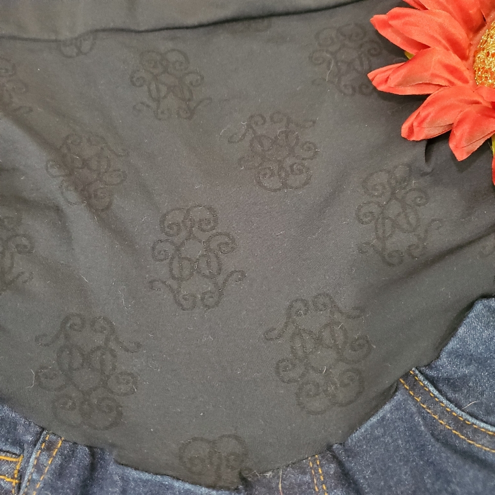 Jessica Simpson Maternity Dark Wash Skinny Jegging Size PL Secret Fit Belly EUC - Picture 6 of 10